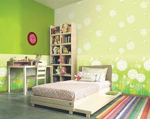 комбинированные обои в детскую разных оттенков комбинированные обои в детскую разных оттенков