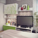 Яркая спальня от дизайнера