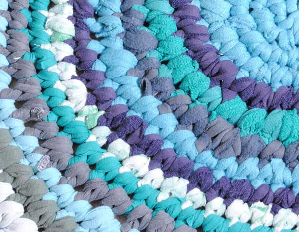 Коврик, вязанный крючком