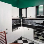 Фото интерьера кухни 6 кв.м. с газовой колонкой