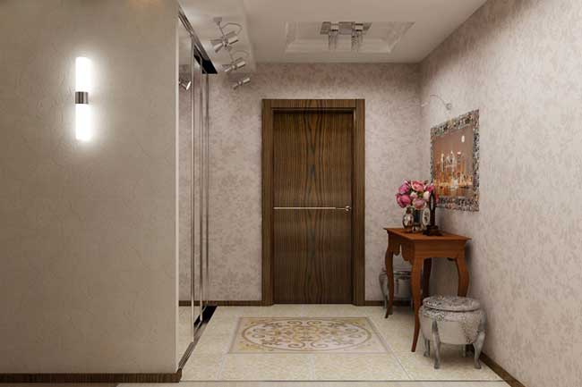 Дизайн встроенного шкафа купе в прихожей. Дизайнерское зеркало Дизайн встроенного шкафа купе в прихожей. Дизайнерское зеркало