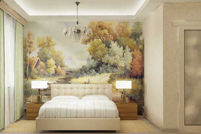 Фотообои в спальне. Дизайн современной спальни Фотообои в спальне. Дизайн современной спальни