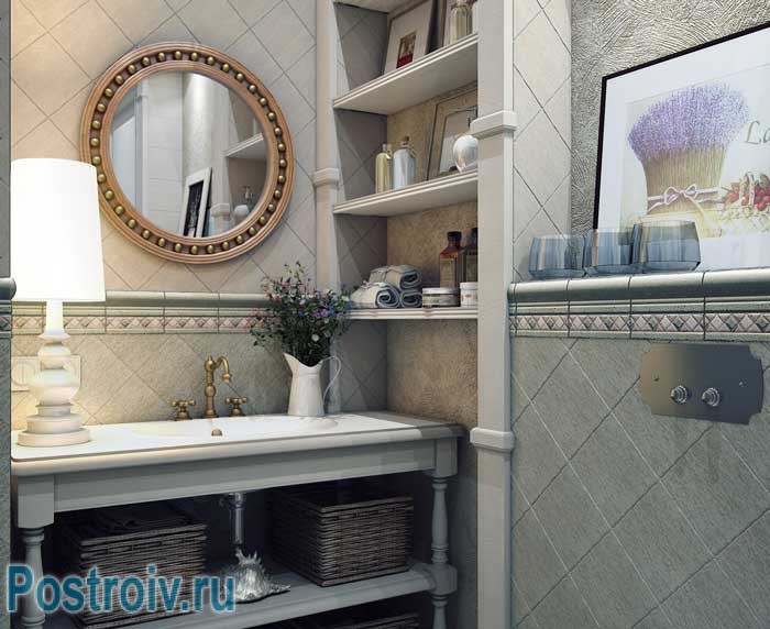 Ванная комната в стиле прованс. Фото Ванная комната в стиле прованс. Фото