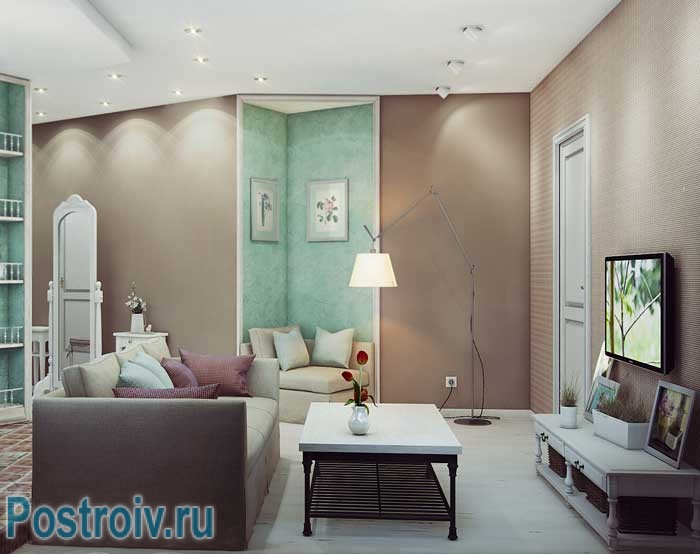 Стиль прованс в гостиной. Фото Стиль прованс в гостиной. Фото