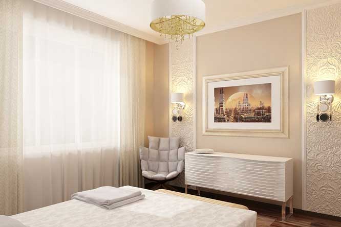 Декорирование стен в спальне картиной. Белый комод в спальне. Декорирование стен в спальне картиной. Белый комод в спальне.