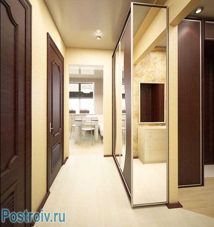 Дизайн узкого коридора Дизайн узкого коридора