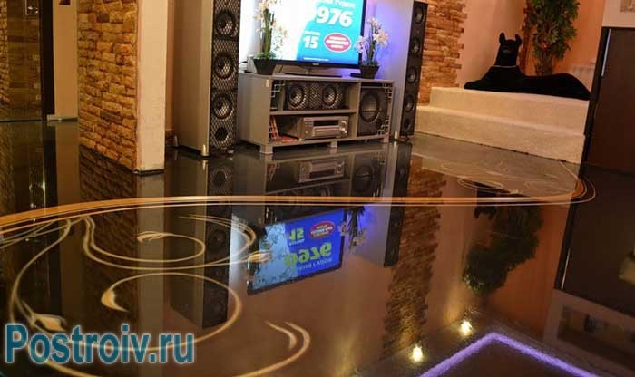 Наливные полы 3д