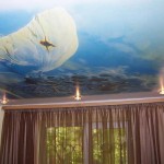 Натяжной потолок в детской