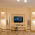 Ниша из гипсокартона под телевизор фото