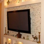 Ниша из гипсокартона под телевизор фото