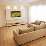 Ниша из гипсокартона в интерьере гостиной фото