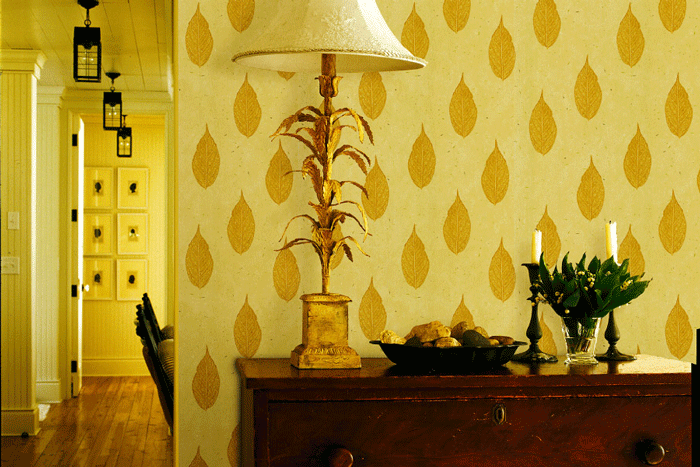 Обои для прихожей желтые. Идеи оформления стен 