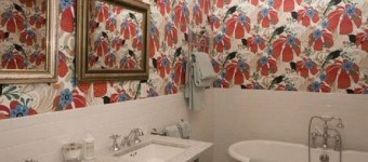 Обои для ванной комнаты фото