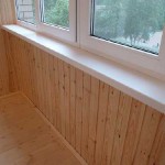 Балконы, обшитые вагонкой. Фото