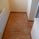 Балкон, отделанный гипсокартоном. Фото