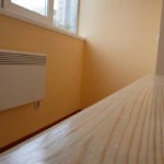 Отделка балкона листами гипсокартона. Фото