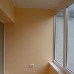 Обшивка балкона гипсокартоном. Фото