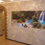 Отделка арки декоративным камнем