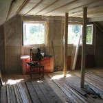 Обрешетка под вагонку на мансарде