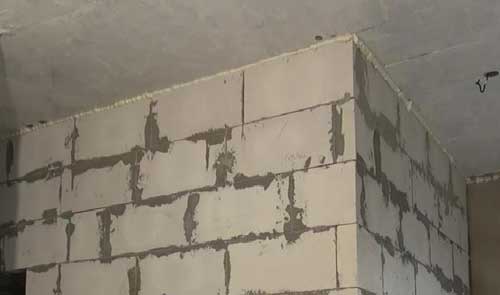 Перегородка из пеноблоков Перегородка из пеноблоков