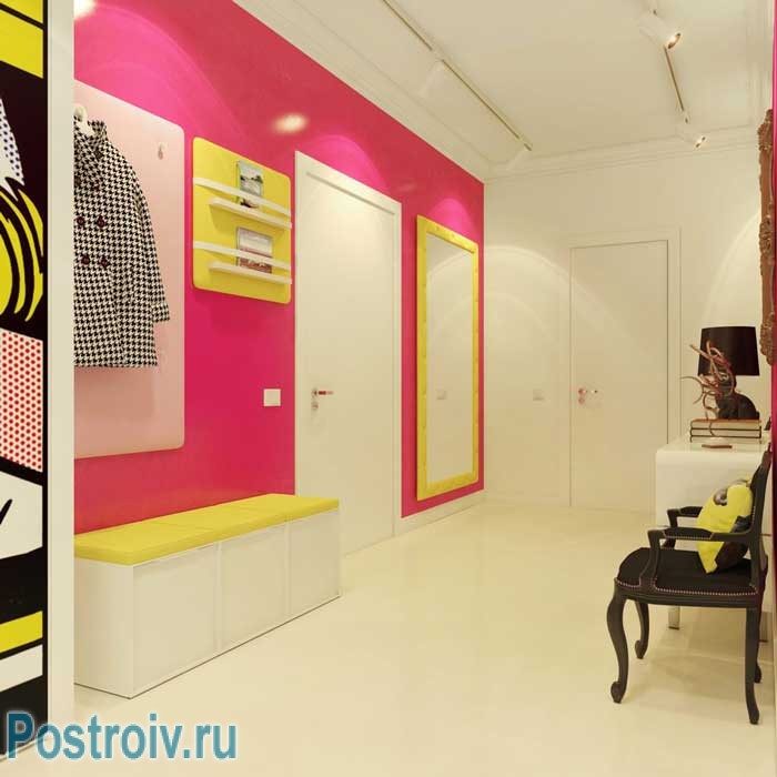 прихожая в стиле поп-арт. Фото прихожая в стиле поп-арт. Фото