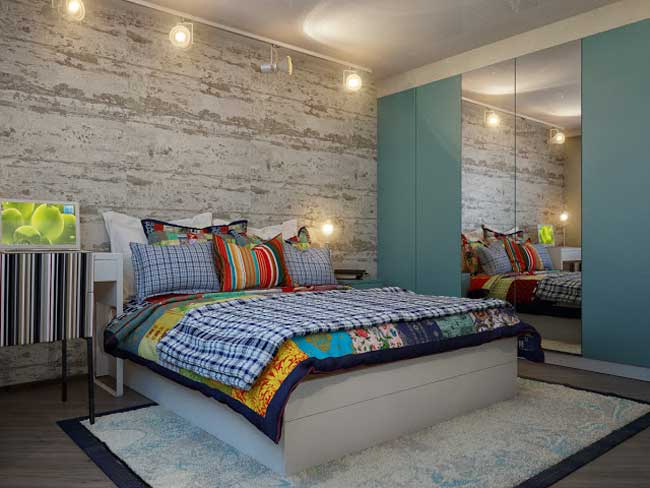 Спальная комната. Дизайн в стиле кантри и экостиль Спальная комната. Дизайн в стиле кантри и экостиль