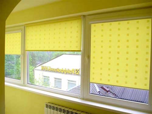 Рулонные шторы на окнах Рулонные шторы на окнах