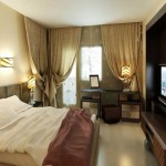 Современный дизайн штор для спальни