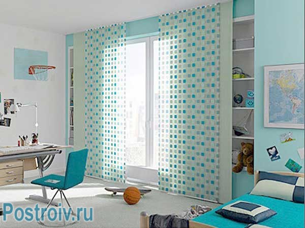 Занавеси в детской комнате 