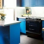 Синяя кухня дизайн