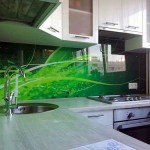 Кухонный фартук скинали в дизайне кухни. Фото 11