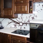 Кухонный фартук скинали в дизайне кухни. Фото 12