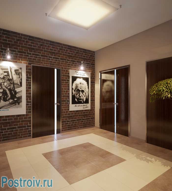 Дизайн проект 2-комнатной квартиры. Прихожая - фото