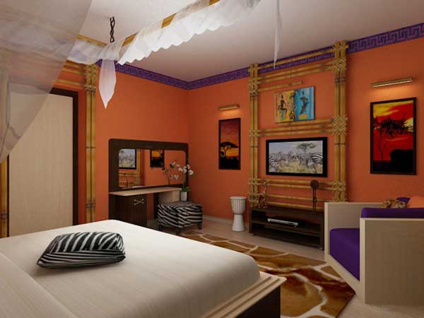Спальня в стиле африка Спальня в стиле африка