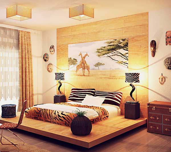 Спальня в стиле африка Спальня в стиле африка
