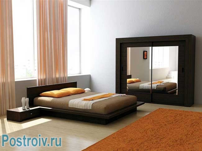 Минимализм в спальне в современном стиле 