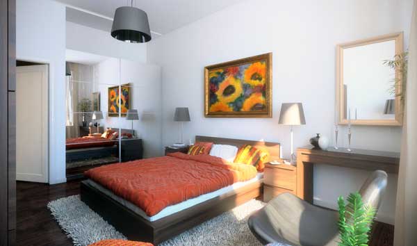 Оформление спальни в стиле весна Оформление спальни в стиле весна