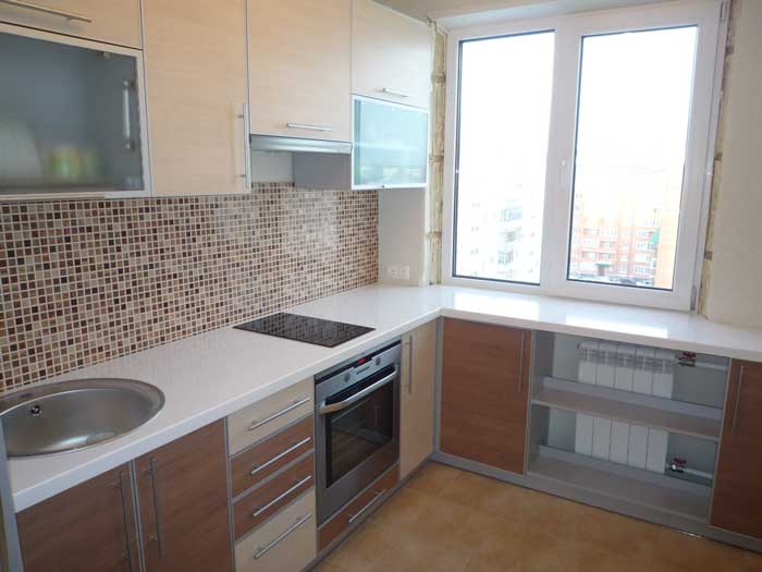 Идея оформления столешницы на кухне