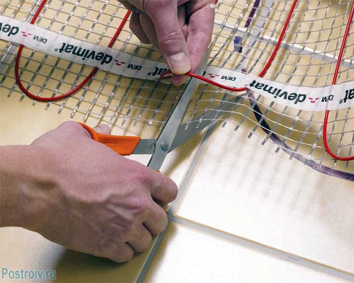 Установка электрического теплого пола своими руками - Фото Установка электрического теплого пола своими руками - Фото