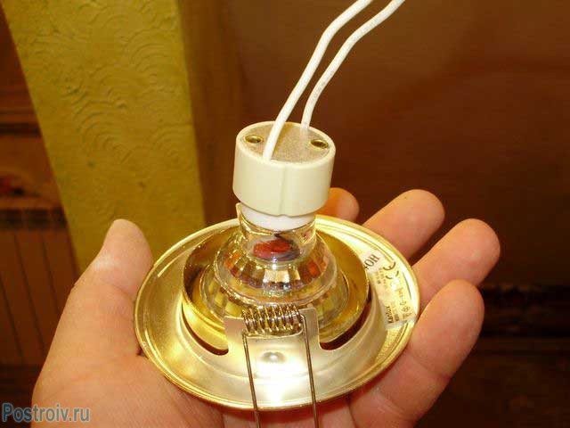 Установка точечных светильников своими руками - Фото Установка точечных светильников своими руками - Фото