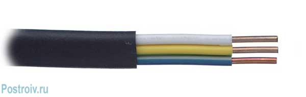 Провод ВВГ для точечных потолочных светильников - Фото Провод ВВГ для точечных потолочных светильников - Фото