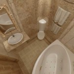 Дизайн угловой ванны и углового унитаза. Фото