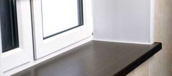 Пластиковый подоконник фото