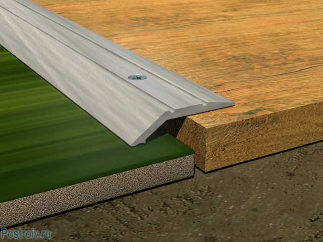 Установка порога между комнатами. Разноуровневый порог - Фото Установка порога между комнатами. Разноуровневый порог - Фото